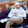 Adjustable heated camping chair designed for ultimate comfort.