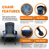 ExtremeHeat heated camping chair designed for comfort and warmth outdoors.