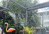 10-Nozzle High-Pressure DIY Misting System in backyard